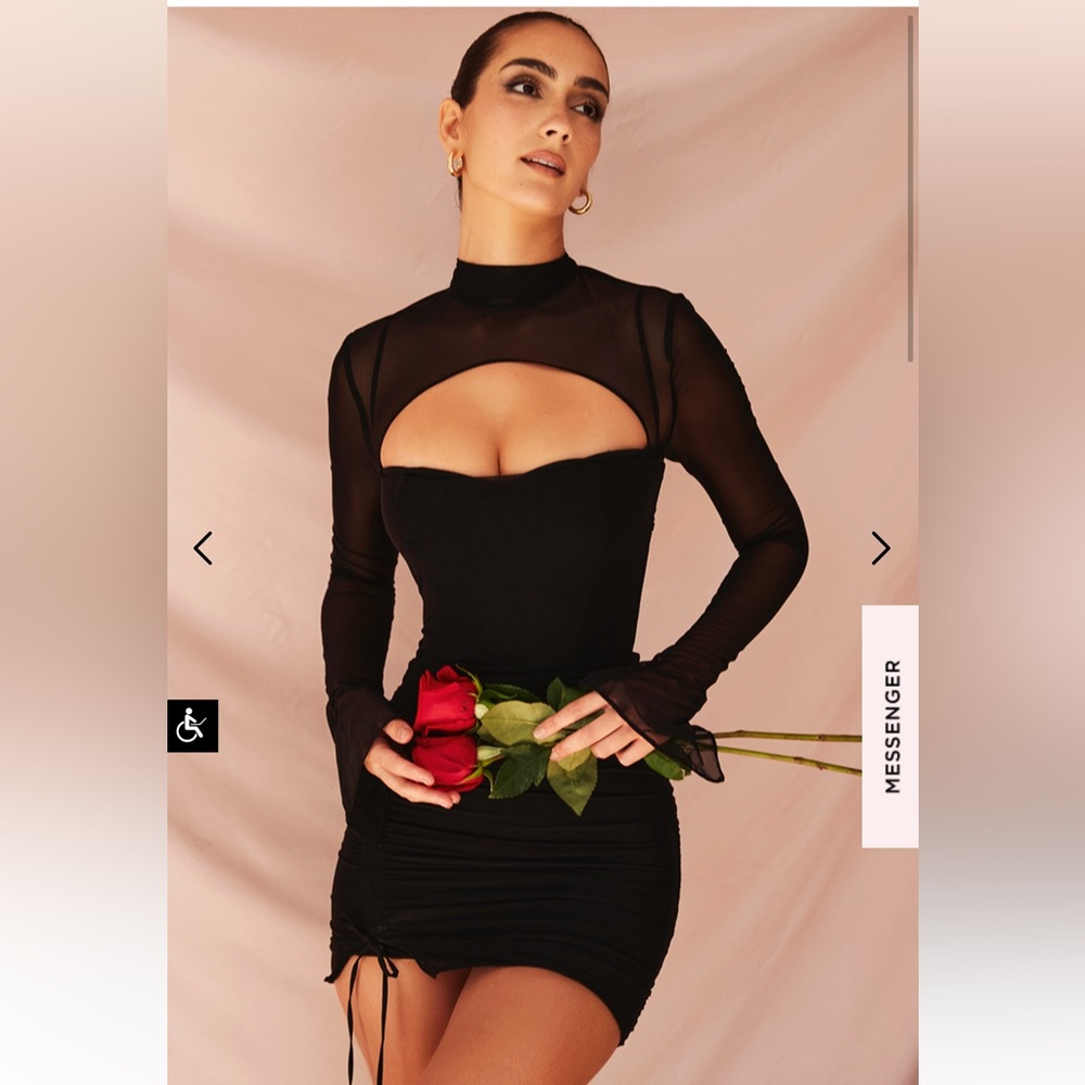 NWT House of CB CECILIA dress- L+
